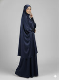 Jilbab 3-pcs Blue Colour