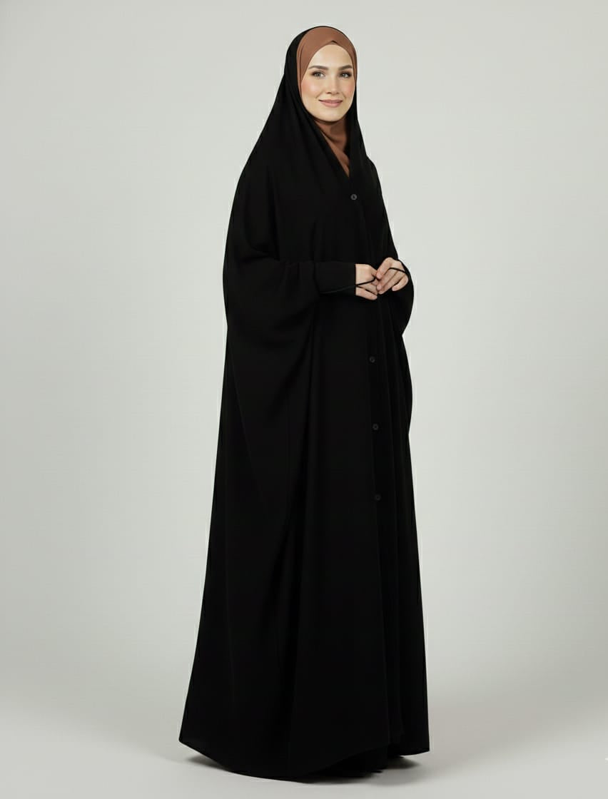 Irani Chadar Front Button