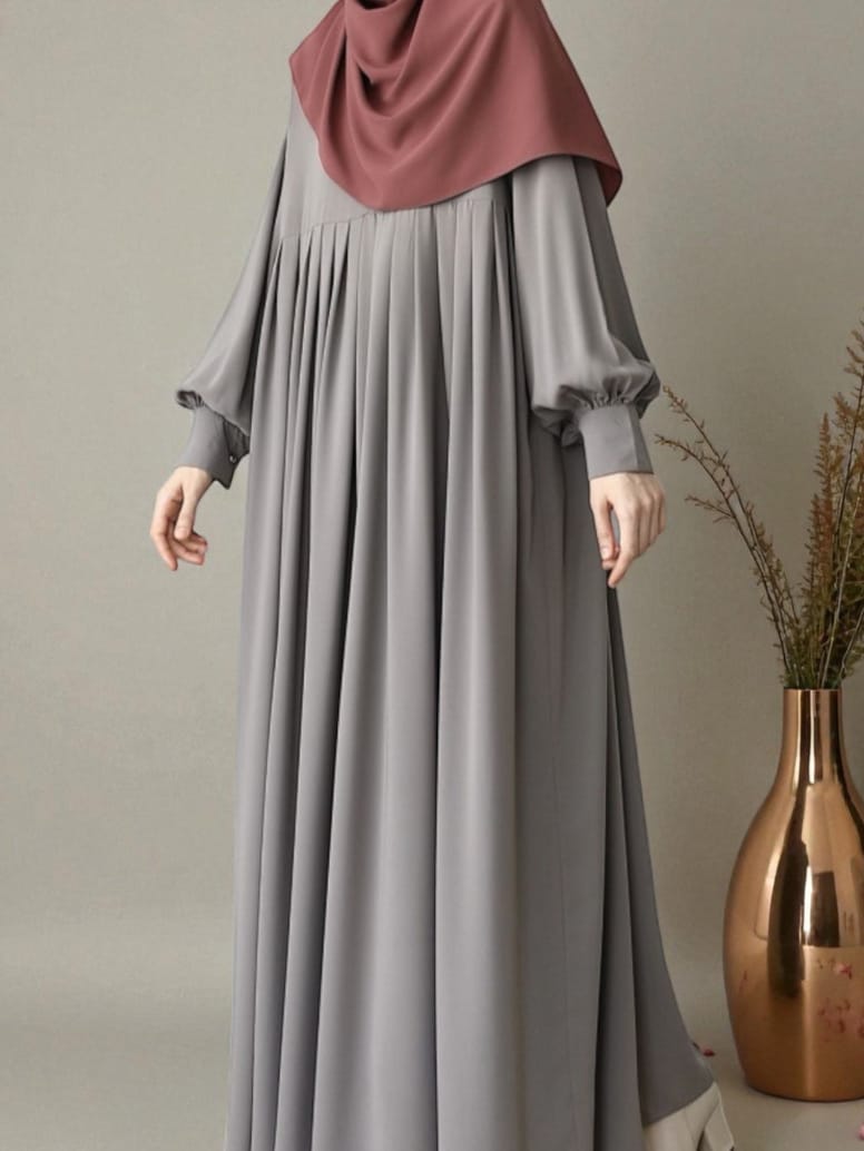 Baggy Pleated Abaya