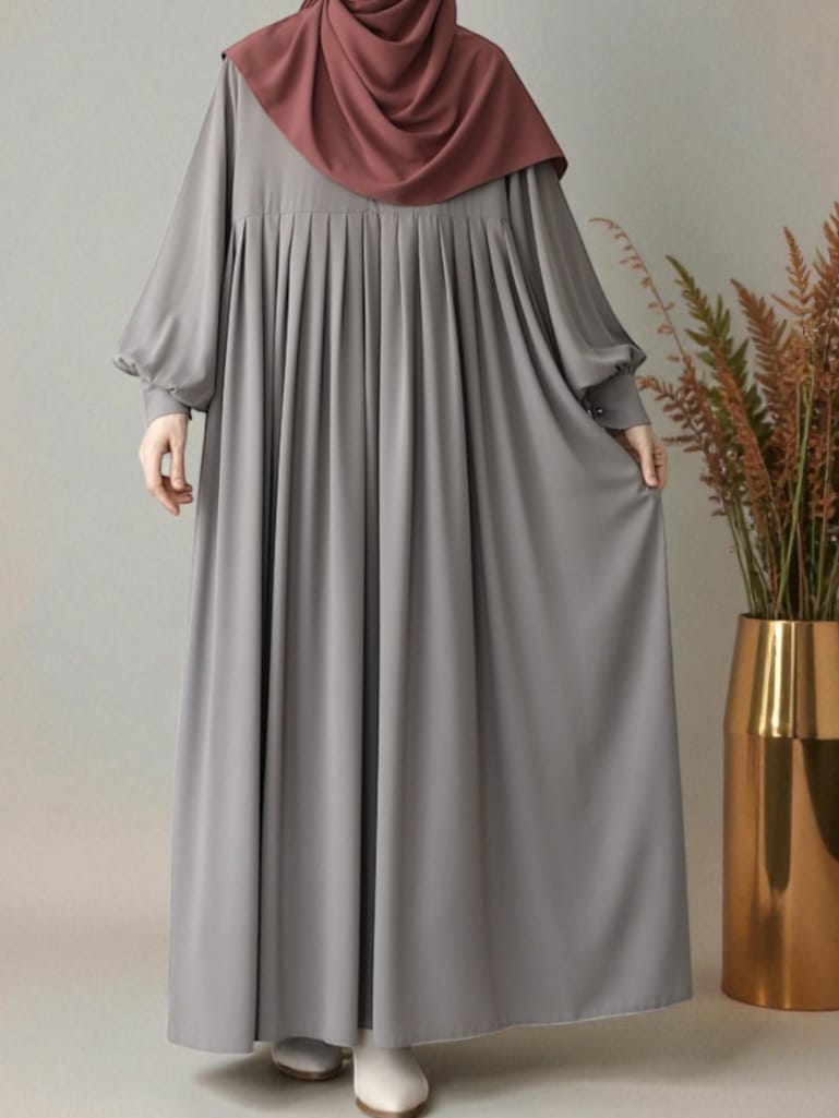 Baggy Pleated Abaya